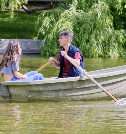 couple, young people, girl
